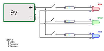 LED Experiment #5 diagram